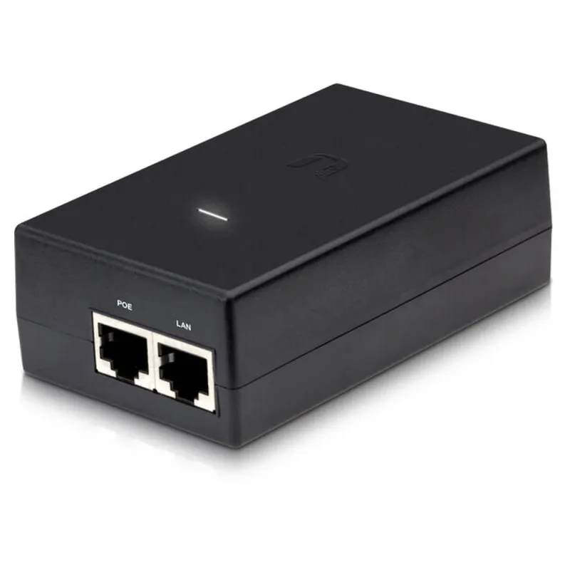 Inyector Ubiquiti - 2x RJ-45 - PoE - Gigabit - 50V - 60W - POE-50-60W