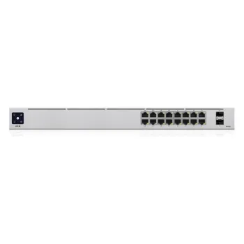 Switch Ubiquiti UniFi 16-Port PoE - 16 Puertos - Gigabit - PoE - 2 SFP - Gestionado - USW-16-POE