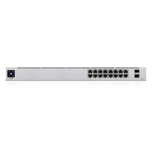 Switch Ubiquiti UniFi 16-Port PoE - 16 Puertos - Gigabit - PoE - 2 SFP - Gestionado - USW-16-POE
