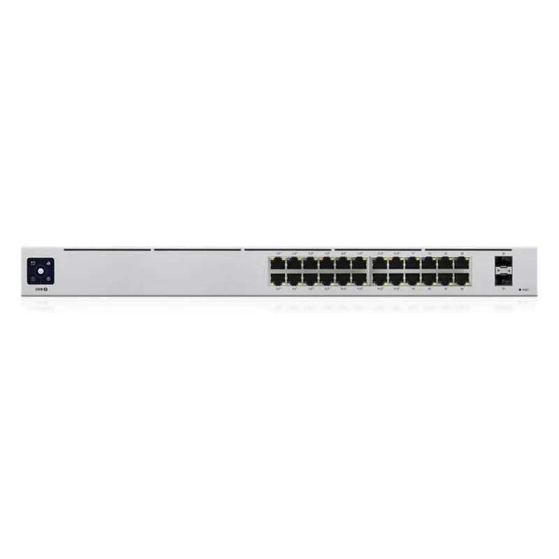 Switch Ubiquiti UniFi 24-Port PoE - 24 Puertos - Gigabit - PoE - 2 SFP - Gestionado - USW-24-POE