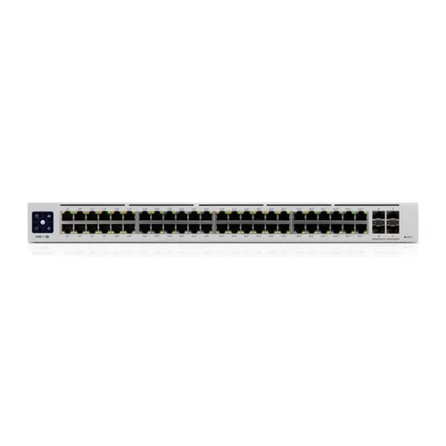 Switch Ubiquiti UniFi Switch PRO 48 PoE - 48 Puertos - Gigabit - 4 SFP - PoE - Gestionado - USW-PRO-48-POE