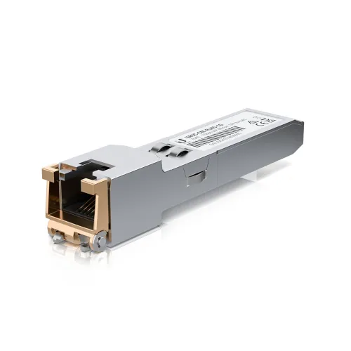 Módulo Ethernet Ubiquiti UFiber UACC-CM-RJ45-1G - RJ45 a SFP - 10/100/1000 Mbps - Hasta 100 m - UACC-CM-RJ45-1G Módulo Ethernet Ubiquiti UFiber UACC-CM-RJ45-1G - RJ45 a SFP - 10/100/1000 Mbps - Hasta 100 m - UACC-CM-RJ45-1G