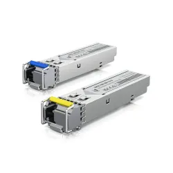 Transceptor Ubiquiti UACC-OM-SM-1G-S-2 SFP - LC - 1550nm - Monomodo - 2 Piezas - UACC-OM-SM-1G-S-2 Transceptor Ubiquiti UACC-OM-SM-1G-S-2 SFP - LC - 1550nm - Monomodo - 2 Piezas - UACC-OM-SM-1G-S-2