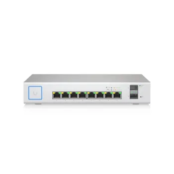 Switch Ubiquiti UniFi - Gigabit Ethernet - 8 Puertos PoE+ - 2 SFP - Gestionado - US-8-150W