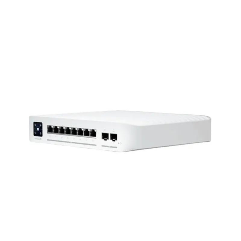 Switch Ubiquiti USW-ENTERPRISE-8-PoE - 8 Puertos Ethernet - 2 Puertos SFP+ - Administrable - USW-ENTERPRISE-8-POE