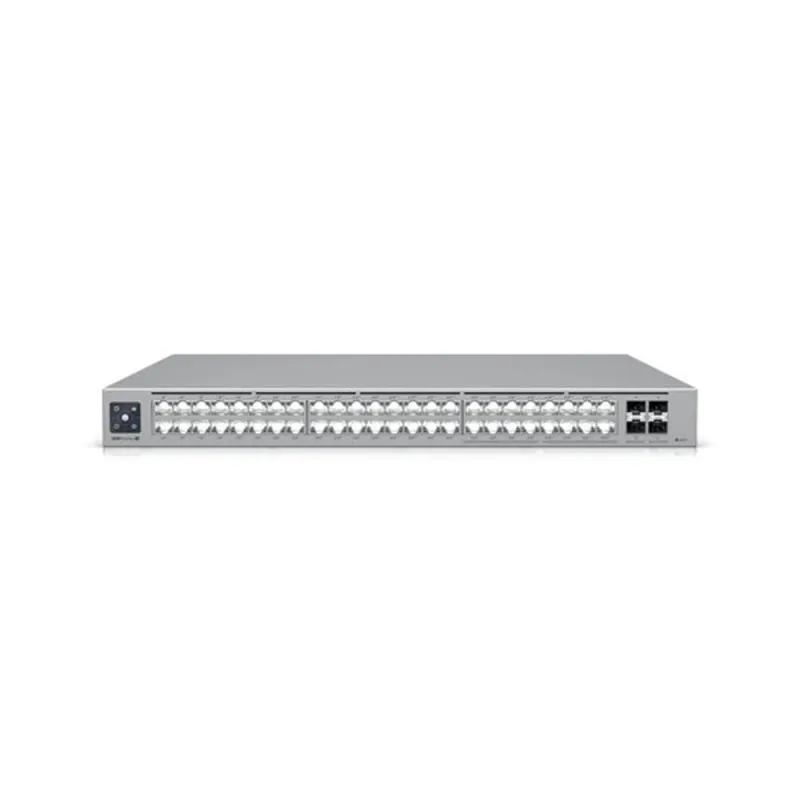 Switch Ubiquiti 2.5G Ethernet Pro Max - 48 Puertos PoE+ 100/1000/2500 + 4 Puertos SFP+ - 720W - 224 Gbit/s - 32.000 Entradas - No Administrable - USW-PRO-MAX-48-POE