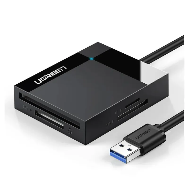Lector de Tarjetas SD UGREEN - USB 3.0 - Negro - 30333