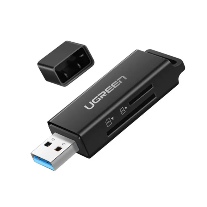 Lector de Tarjetas SD UGREEN - USB 3.0 - Negro - 40752