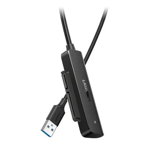 Adaptador UGREEN 70609 - USB 3.0 a SATA III - 50cm - Negro - 70609