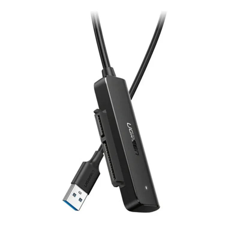 Adaptador UGREEN 70609 - USB 3.0 a SATA III - 50cm - Negro - 70609