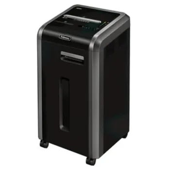 Trituradora Fellowes 225Ci - Corte Cruzado - 20 Hojas - Capacidades 16 Galones - Negro y Plata - 3825001