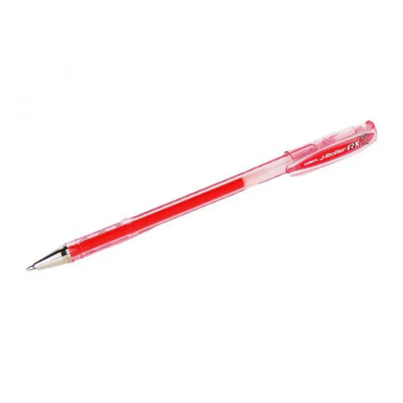Bolígrafo Zebra J-roller 8002 - Rojo - 12 Piezas - 8002
