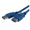 Cable StarTech.com Extension Alargador 1m - USB 3.0 - Macho a Hembra - Azul - USB3SEXT1M