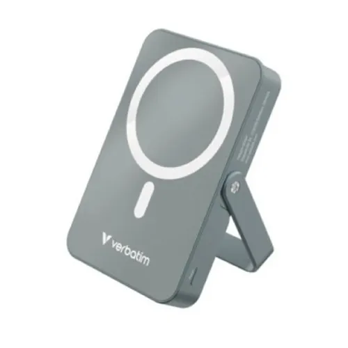 Power Bank Verbatim Charge and Go - 10000mAh - Magnético - Gris - 032249