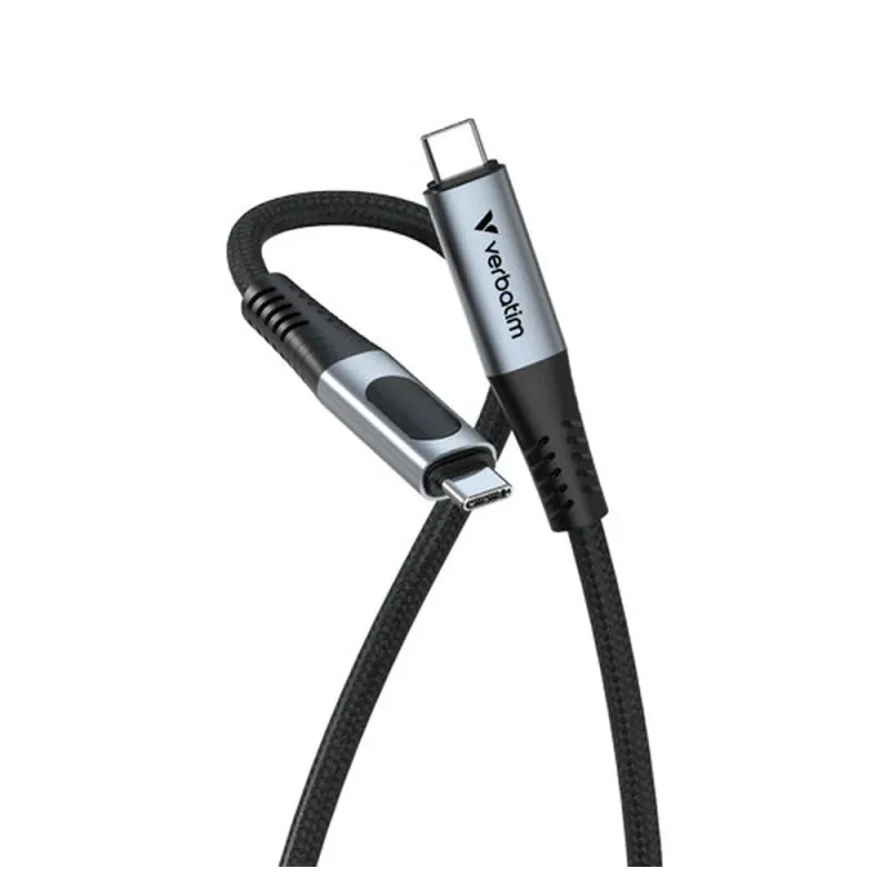 Cable USB-C Verbatim 31848 - 1.2m - Negro - 31848