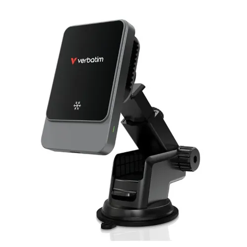 Cargador Inalámbrico Verbatim Charge 'n' Drive - Magnético - USB-C - Ventilador - 31862