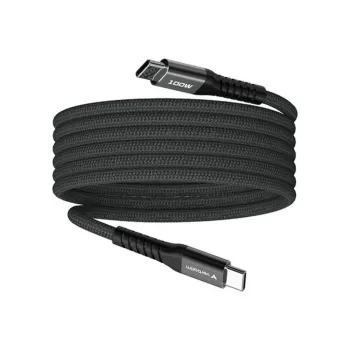 Cable USB-C Verbatim Sync & Charge - 1.2m - 100W - Negro - Magnético - 31863