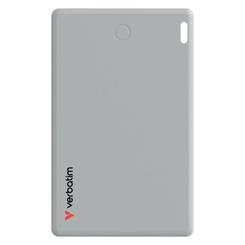 Localizador Verbatim MyFinder - Bluetooth - Compatible con Find My de Apple - Plata - 32139