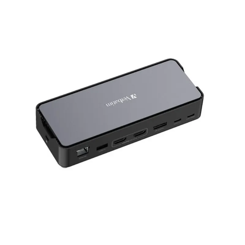 Docking Station Verbatim 32171 - USB-C - HDMI - RJ-45 - USB 3.2/3.0/2.0/C - SD - Micro SD - 32171