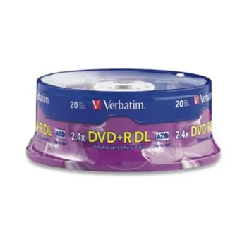 DVD+R DL Verbatim - 8.5GB -  Torre de 20 Unidades - 95310