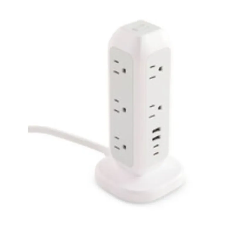 Torre de Poder Verbatim 32250 - 11 Contactos - 2 USB-C - 2 USB-A - Blanco - 32250