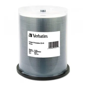 CD-R Verbatim - 52X - 700MB - Paquete de 100 Piezas - 95251