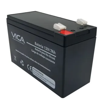Batería VICA VIC12-7A - 12 V - 7 AH - Para No-Break - 7 AH