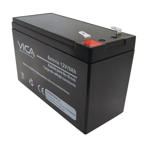 Batería VICA VIC12-9A - 12 V - 9 AH - Para No-Break - 9 AH Batería VICA VIC12-9A - 12 V - 9 AH - Para No-Break - 9 AH
