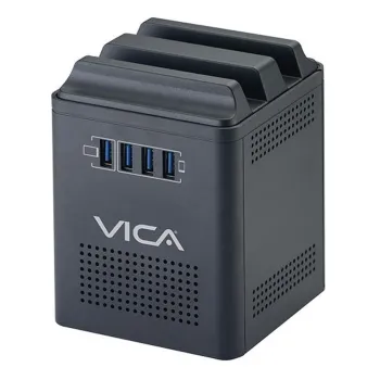 Regulador VICA CONNECT 800 - 800VA/400W - 4 Contactos - 4 USB - CONNECT 800