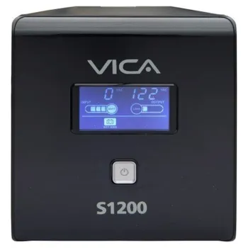 UPS VICA S1200 - 1200VA/600W - 6 Contactos - LCD - S1200
