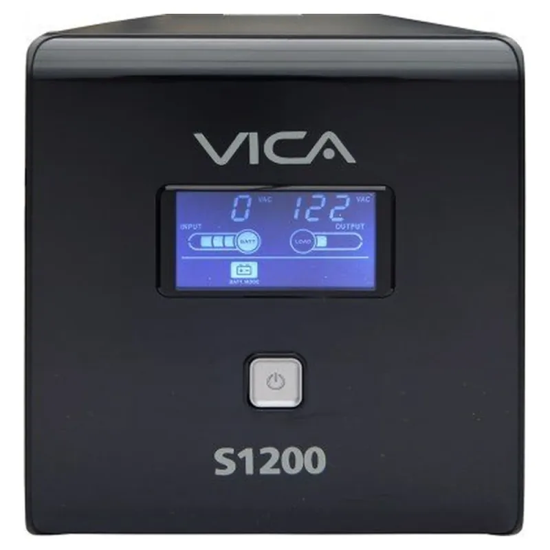 UPS VICA S1200 - 1200VA/600W - 6 Contactos - LCD - S1200