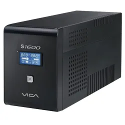 UPS VICA - 1600VA/900W - 8 contactos - LCD - S1600 UPS VICA - 1600VA/900W - 8 contactos - LCD - S1600
