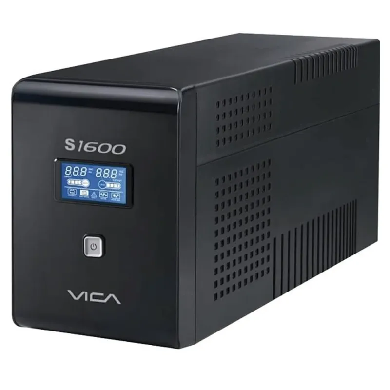 UPS VICA - 1600VA/900W - 8 contactos - LCD - S1600