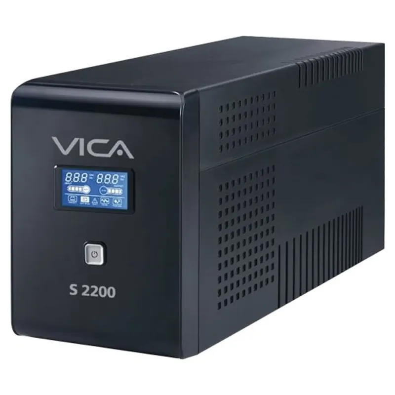 UPS VICA S2200 - 2200VA/1200W - 8 Contactos - LCD - S2200