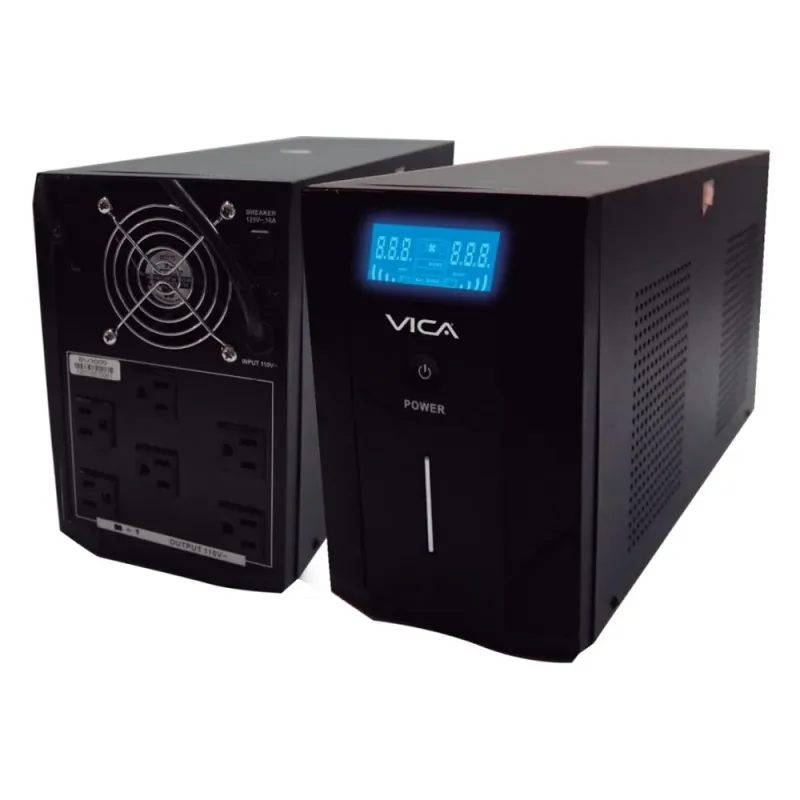 UPS VICA S3000 - 3000VA/1800W - 8 Contactos - LCD - AVR  - S3000