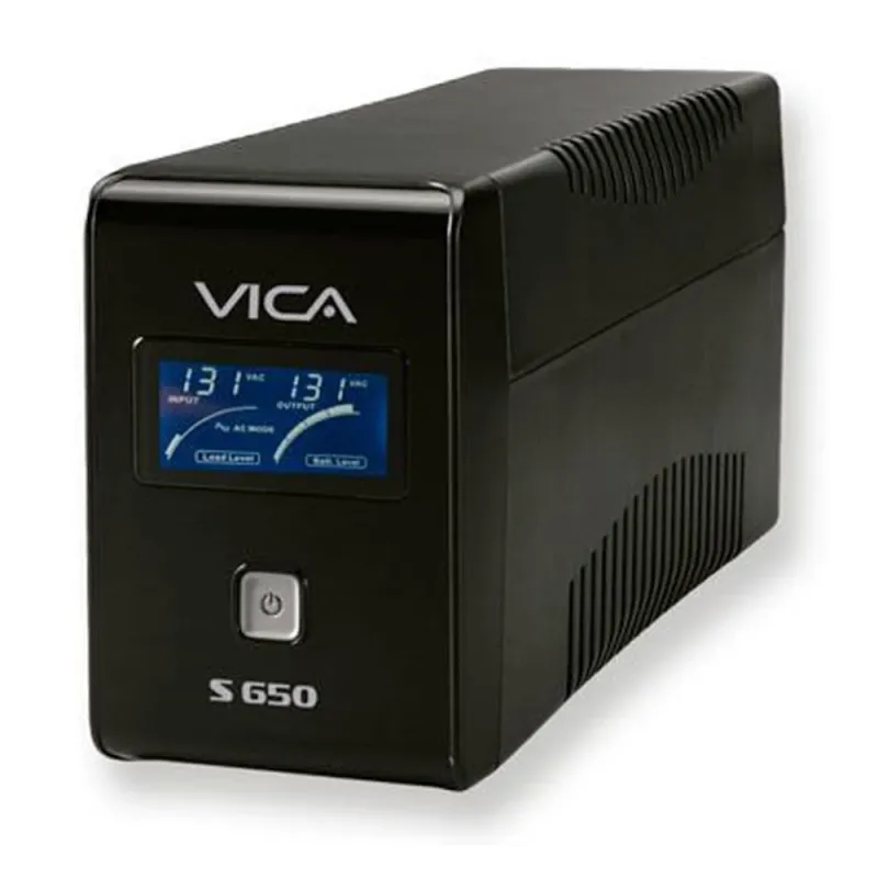 UPS VICA S650 - 650VA/360W - 6 Contactos - LCD - S650