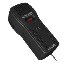 Regulador VICA - 2500VA/1500W - 8 Contactos - V2500 Regulador VICA - 2500VA/1500W - 8 Contactos - V2500