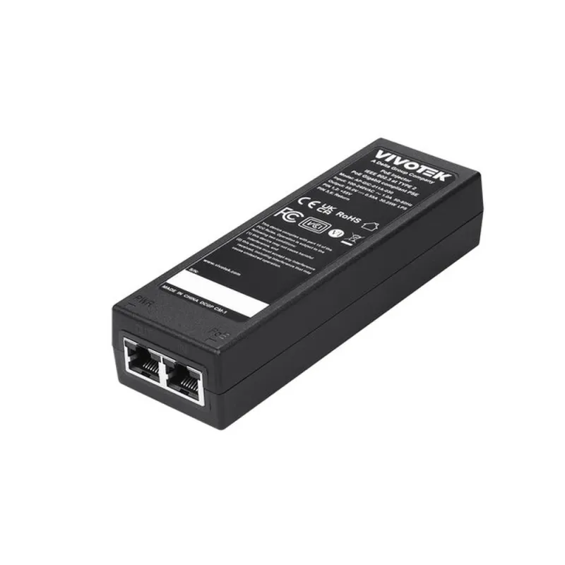 Inyector PoE Vivotek AP-GIC-011A-030 - 2x RJ-45 - 30W - AP-GIC-011A-030