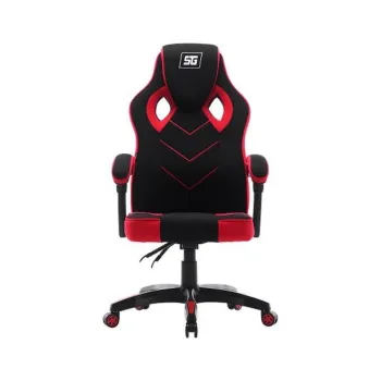 Silla Gamer Vorago Start The Game - Soporta 120 kg - Negro con Rojo - CGC301-RD