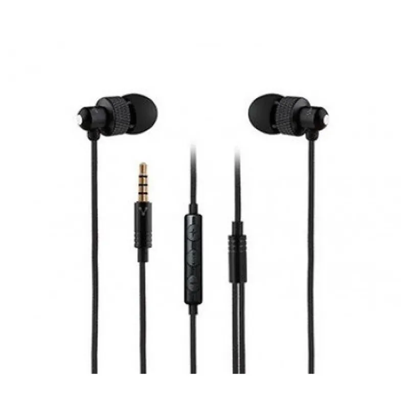 Auriculares Vorago EP-304 - Alámbrico - 3.5 mm - 1.20m - Negro - EP-304