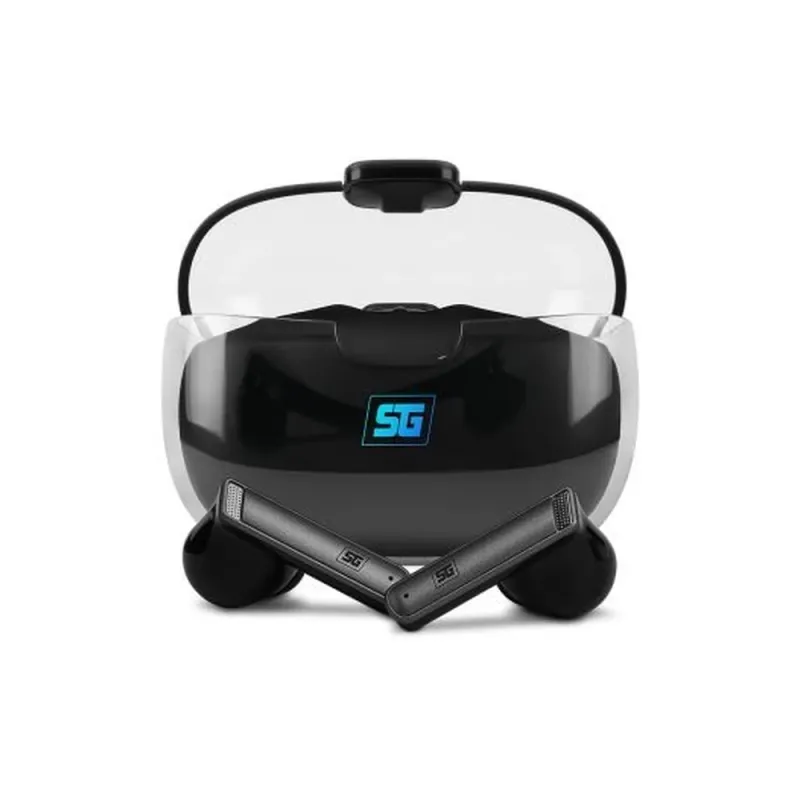 Auriculares Vorago EARPHONES TWS 301 PRO - Inalámbrico - Bluetooth - Micrófono - Negro - ESB-301-PRO