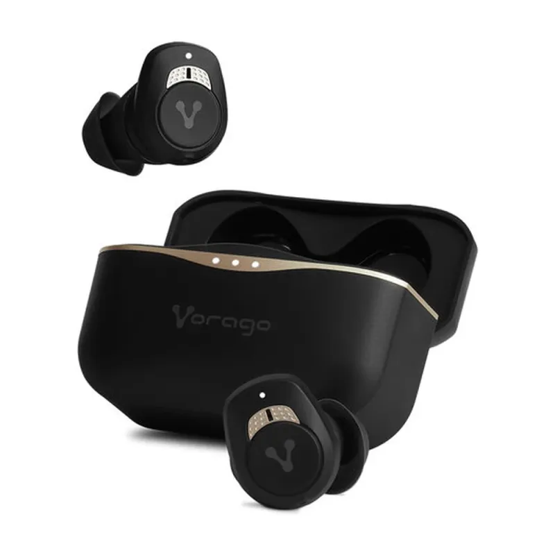 Auriculares Vorago Earbuds BT 600 ANC - Inalámbrico - Bluetooth - Micrófono - Negro - ESB-600-ANC