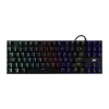 Teclado Gamer Vorago KB-600 - Alámbrico - RGB - Switch Azul - KB-600