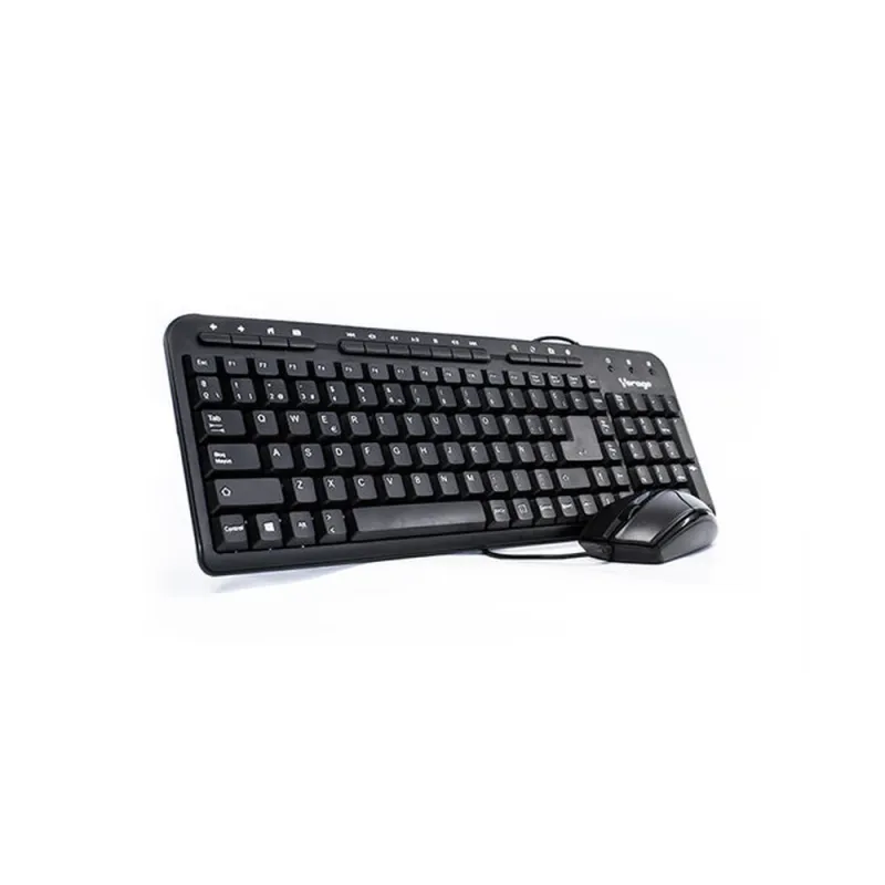 Kit de Teclado y Mouse Vorago KM-105 - Alámbrico - USB - Negro - KM-105