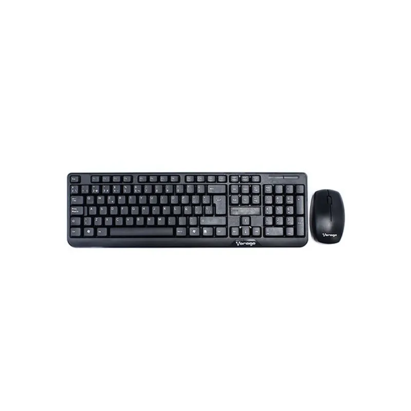 Kit de Teclado y Mouse Vorago KM-302 - Inalámbrico - USB - Negro - KM-302