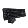 Kit de Teclado y Mouse Vorago KM-304 - Inalámbrico - USB - Multimedia - Negro - KM-304