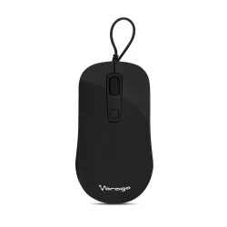 Mouse Vorago MO-102 - Alámbrico - USB - 1,000/1,600 DPI - Negro - MO-102-BK Mouse Vorago MO-102 - Alámbrico - USB - 1,000/1,600 DPI - Negro - MO-102-BK