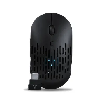 Mouse Vorago MO-208 - Inalámbrico - USB-C - Negro - MO-208