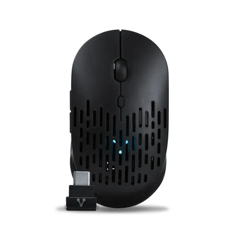 Mouse Vorago MO-208 - Inalámbrico - USB-C - Negro - MO-208