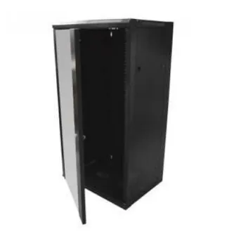 Gabinete Wam WAM-FC42UR1-D - 42U - Hasta 800kg - 1Mt de Profundidad - Piso - Negro - WAM-FC42UR1-D